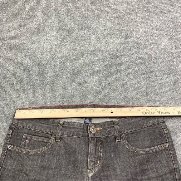 VTG  Tommy Hilfiger Freedom Boot cut jeans 10r black - Picture 8 of 9